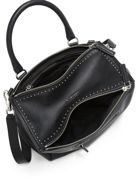 givenchy pandora black leather handbag|givenchy pandora handbags.